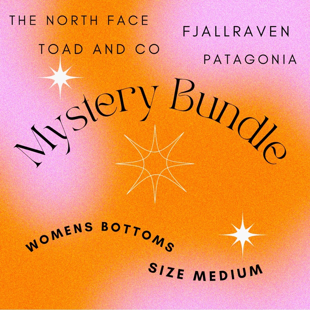 Mystery Bundle - Women’s M Bottoms: Fjallraven, Patagonia, TNF, Toad and Co!!!